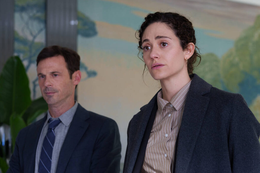Scoot McNairy and Emmy Rossum in Hulu’s "Furious." (Sarah Shatz/Disney/TNS)