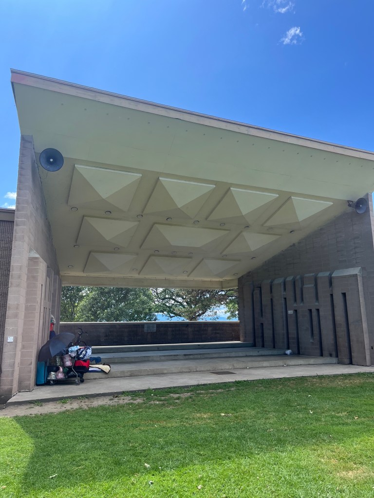 The Battery Park band shell