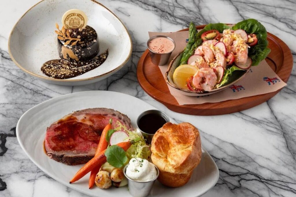 Special dishes from Gordon Ramsay Pub & Grill in Caesars Palace to celebrate the property's 60t ...