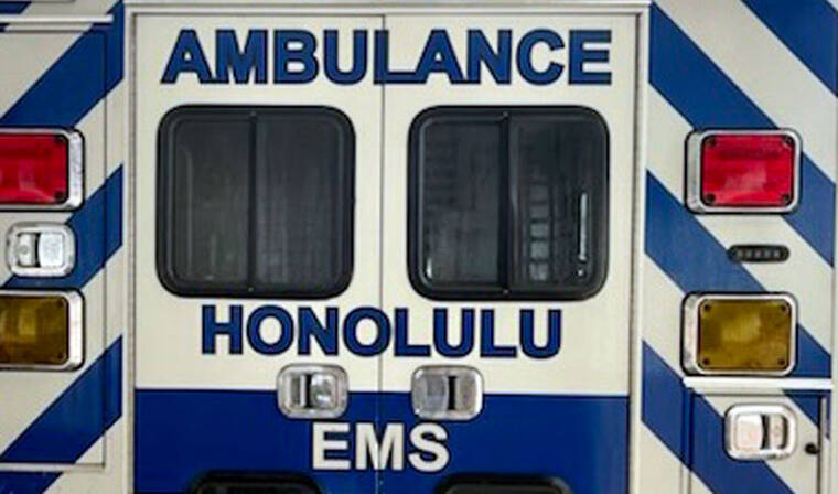 Motorcyclist, 30s, injured after collision with box truck