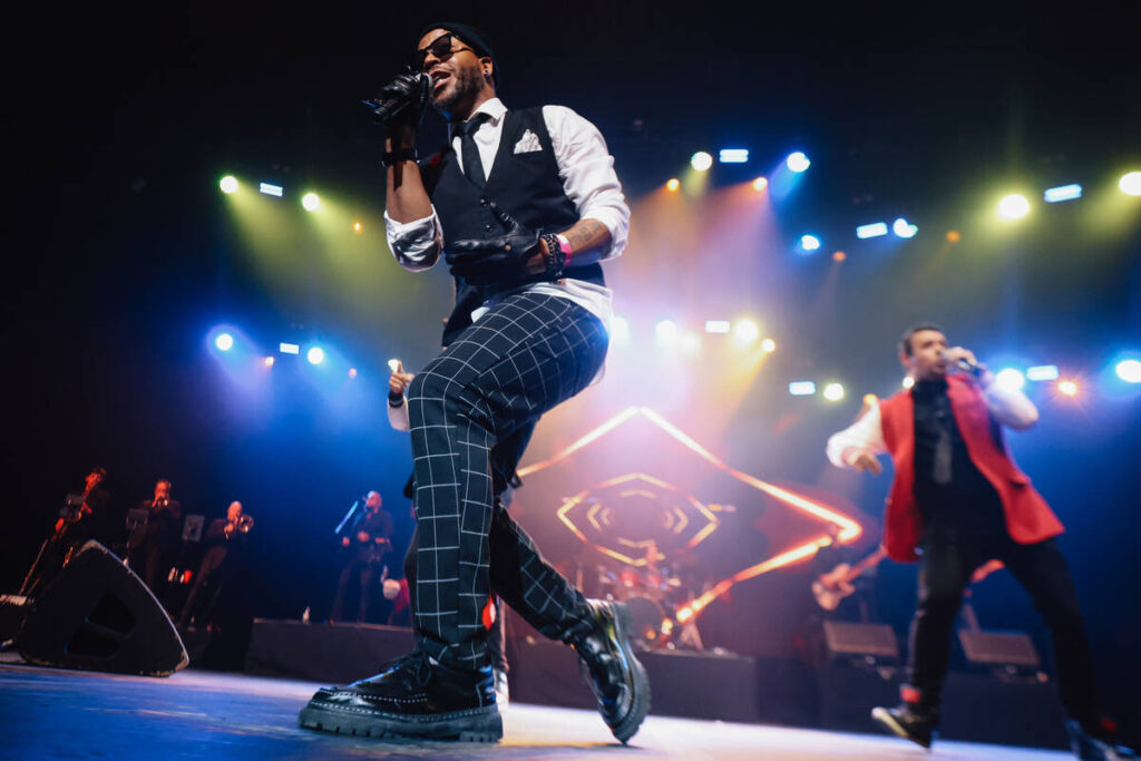 Fletch Walcott performs during the 12th anniversary of Mondays Dark at the Theater at Virgin Ho ...