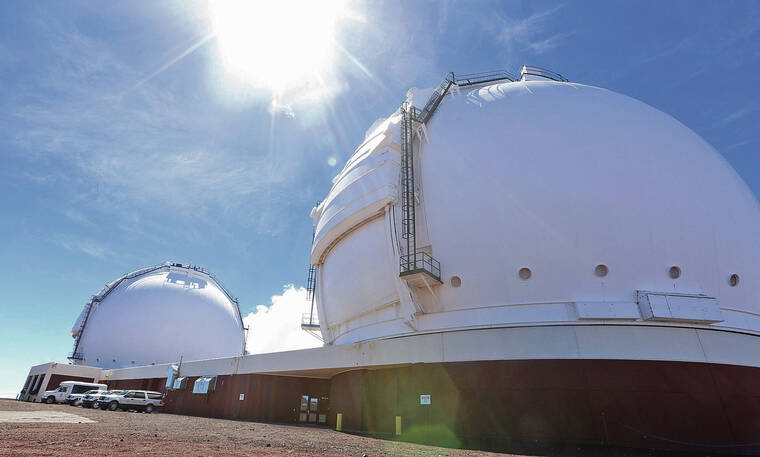 COURTESY PHOTO
                                The W.M. Keck Observatory on Mauna Kea has played an important role in the hunt for the universes earliest quasars.