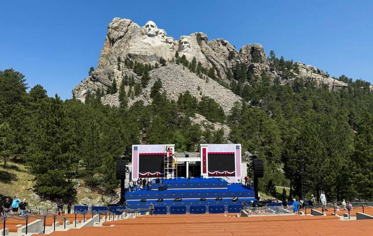 Trump to visit Mount Rushmore to mark U.S. 250th celebrations