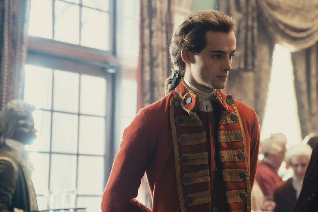 William Franklyn-Miller as George Washington in a scene from "Young Washington." (Ang ...