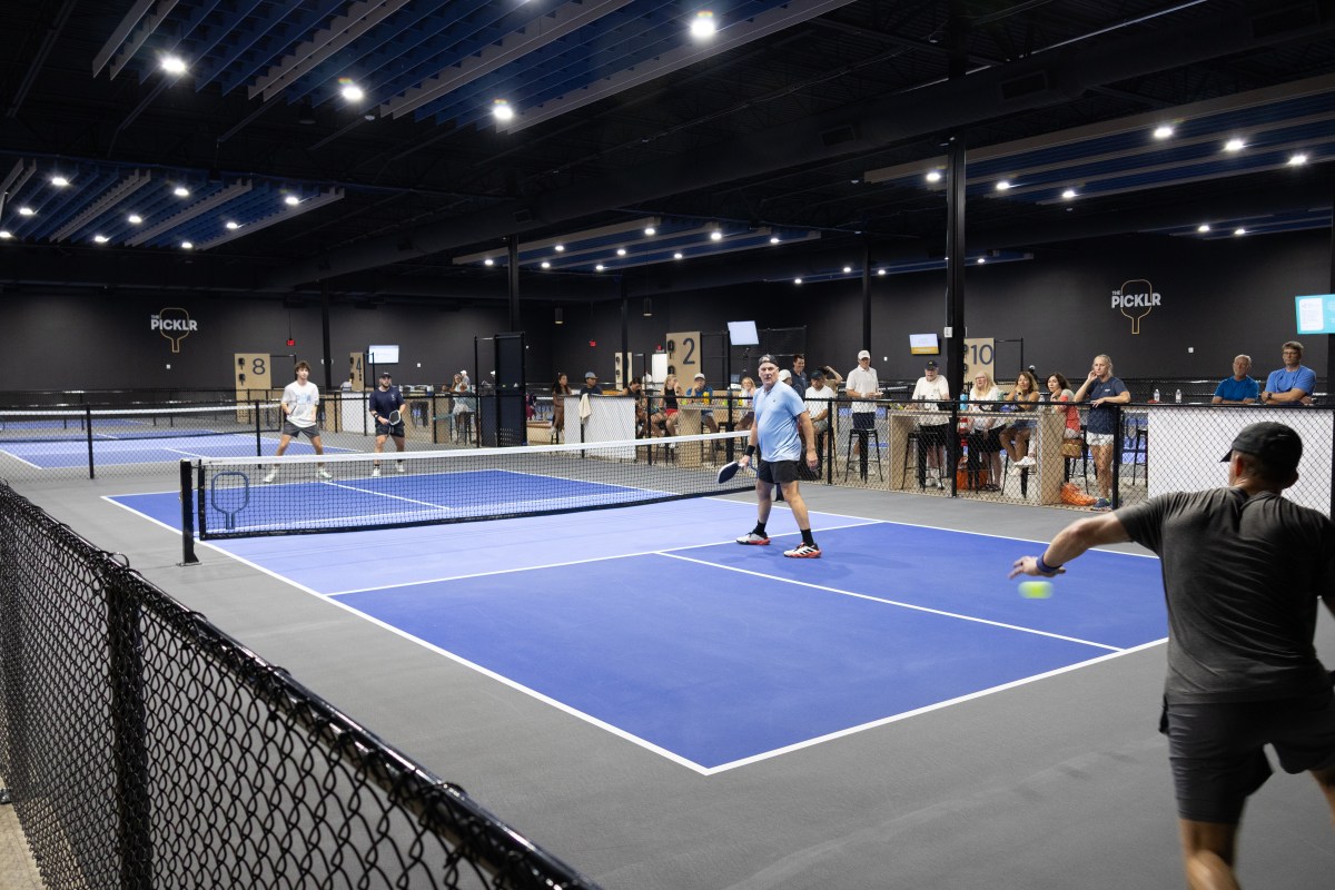 Pickleball for a Purpose 2026: what to know about the Aug. 23 tournament 4 Players compete on indoor pickleball courts at The Picklr Birmingham during the inaugural Pickleball for a Purpose tournament, with spectators watching from the sidelines
