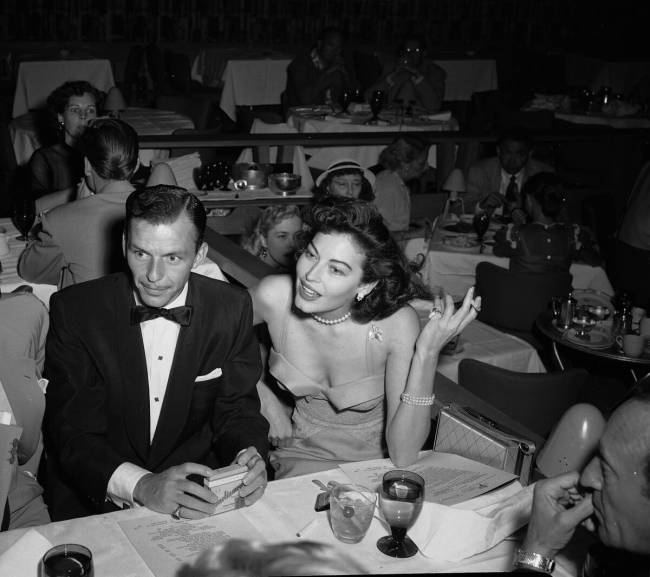 In this Sept. 4, 1951, file photo, singer Frank Sinatra is seen with Ava Gardner in Las Vegas. ...