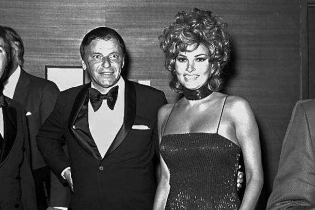 Frank Sinatra, Raquel Welch Caesars Palace Frank Sinatra Raquel Welch 4/21/1970 (Las Vegas News ...