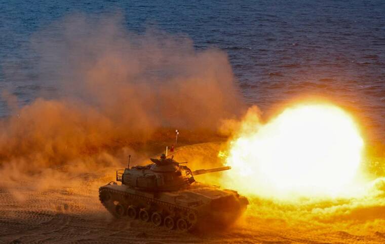 Taiwan simulates Chinese invasion as war games test defenses