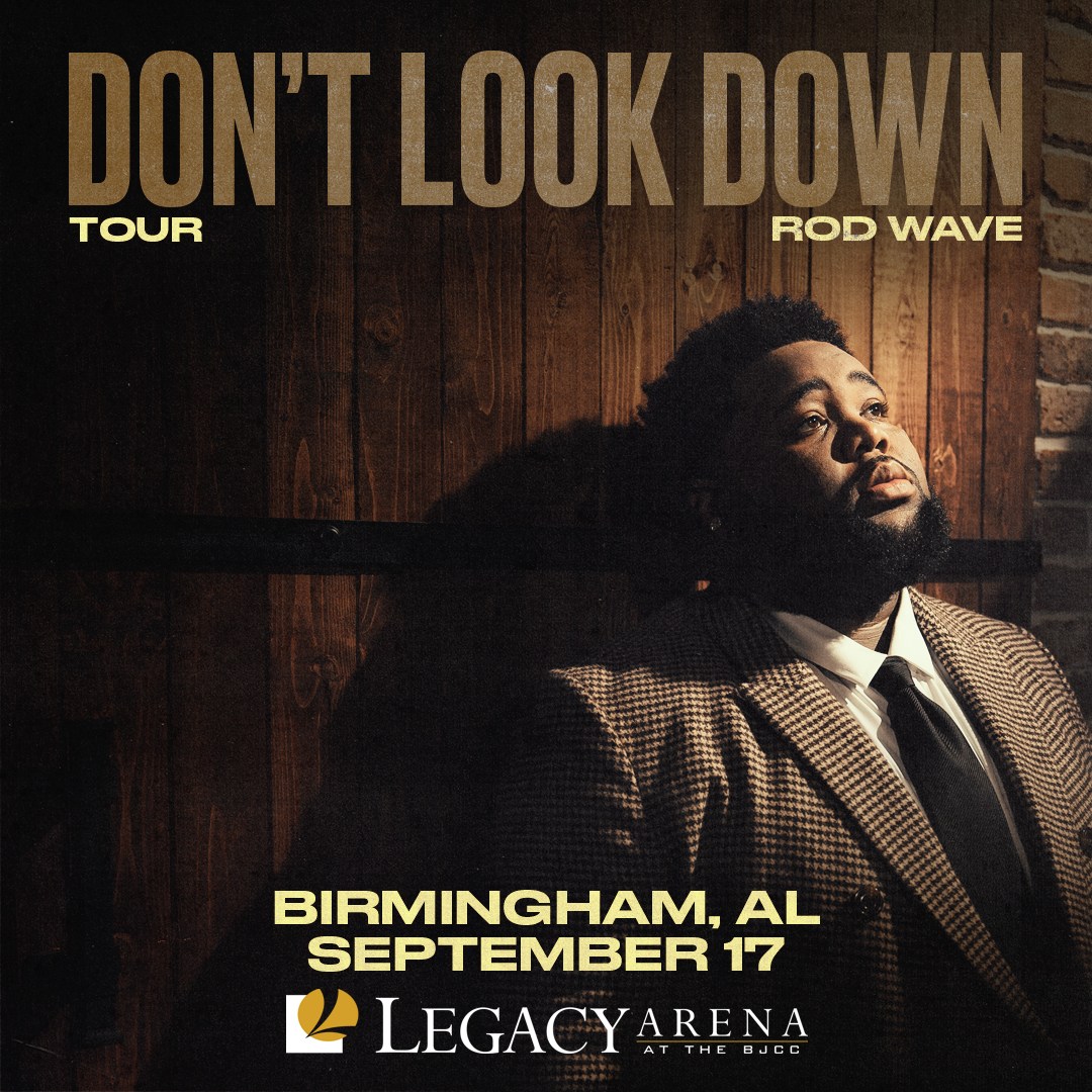 Rod Wave Don't Look Down Tour, Birmingham AL, September 17, Legacy Arena at the BJCC