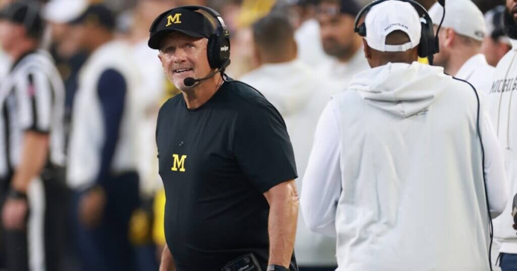 Kyle Whittingham’s Michigan debut saved by a controversial Hail Mary