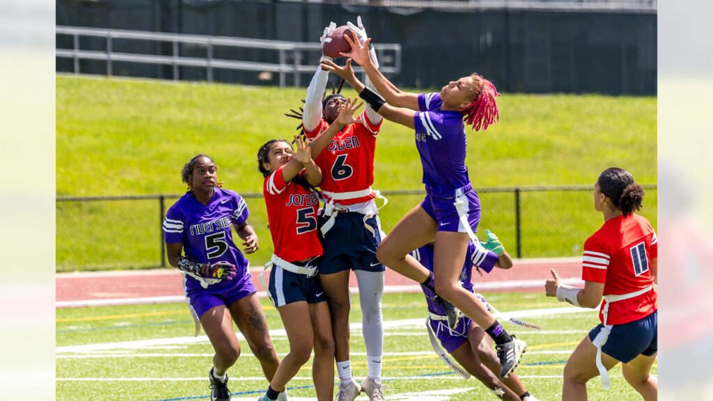The Girls Vying for Flag Football's First N.C. Championship
