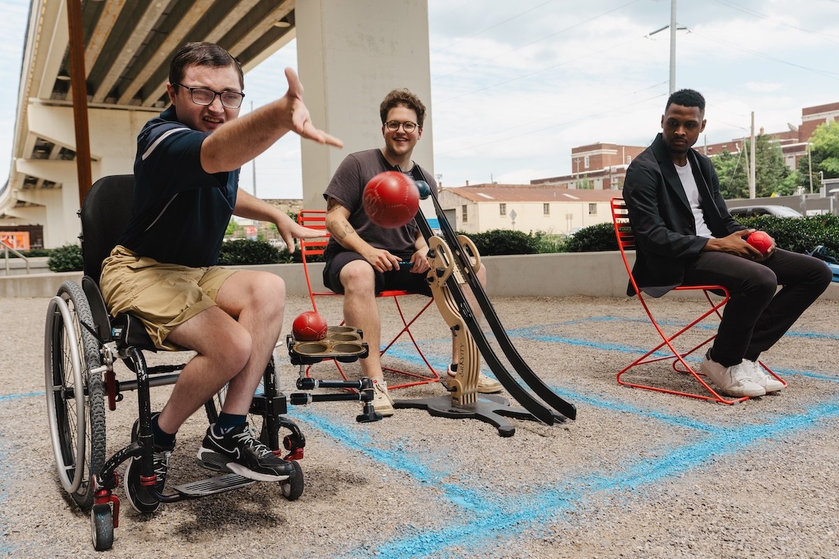 BHAM Coffee Fest: Local vendors, free samples + a good cause at Pepper Place, Sept. 26 5 Participants play adaptive bocce with a ramp assist device during a Lakeshore Foundation program