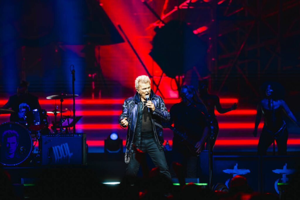 Billy Idol is shown headlining BleauLive Theater at Fontainebleau Las Vegas on Friday, Aug. 28, ...