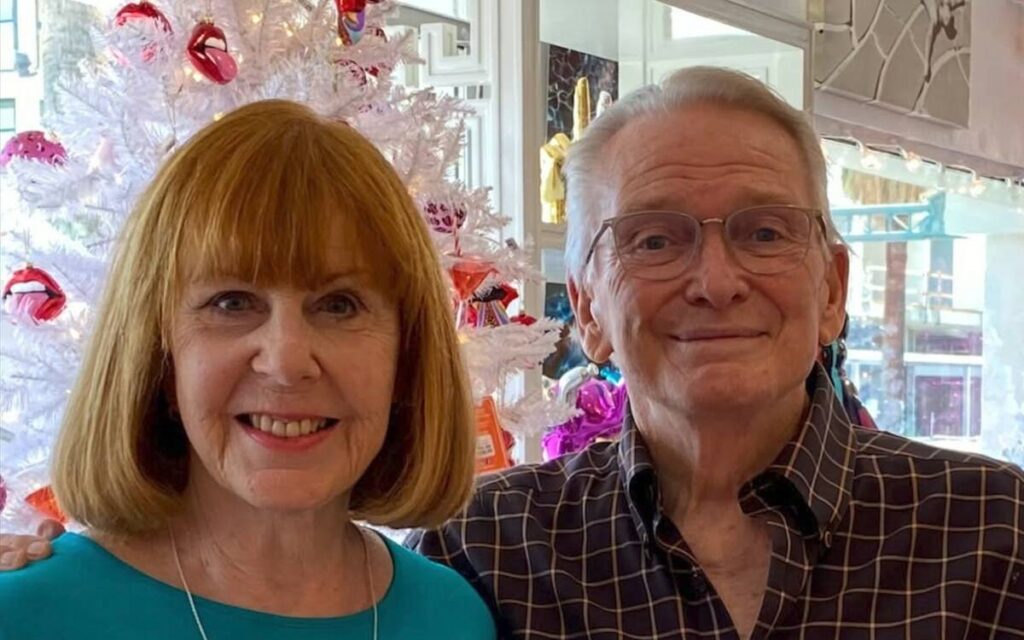 Diana Eden is shown with Bob Mackie at Eden's book-signing event at Just Fabulous boutique in P ...