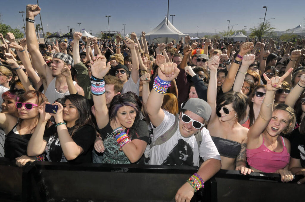 The crowd during a show at Extreme Thing in Las Vegas in this undated photo. (neon file)
