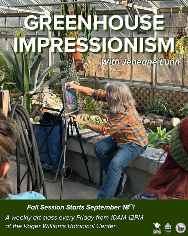 Greenhouse Impressionism class