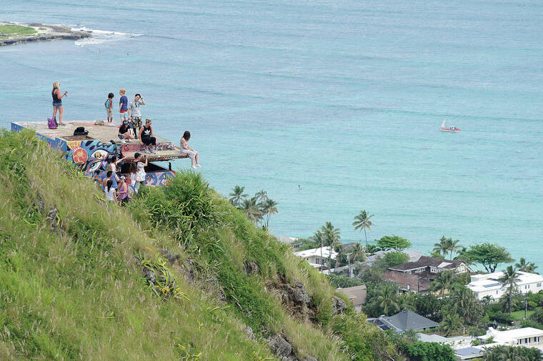 HFD carries injured hiker down Lanikai Pillbox Trail