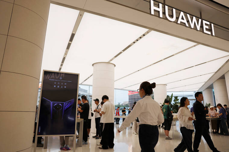 Huawei, Xiaomi launch new foldable smartphones ahead of Apple event