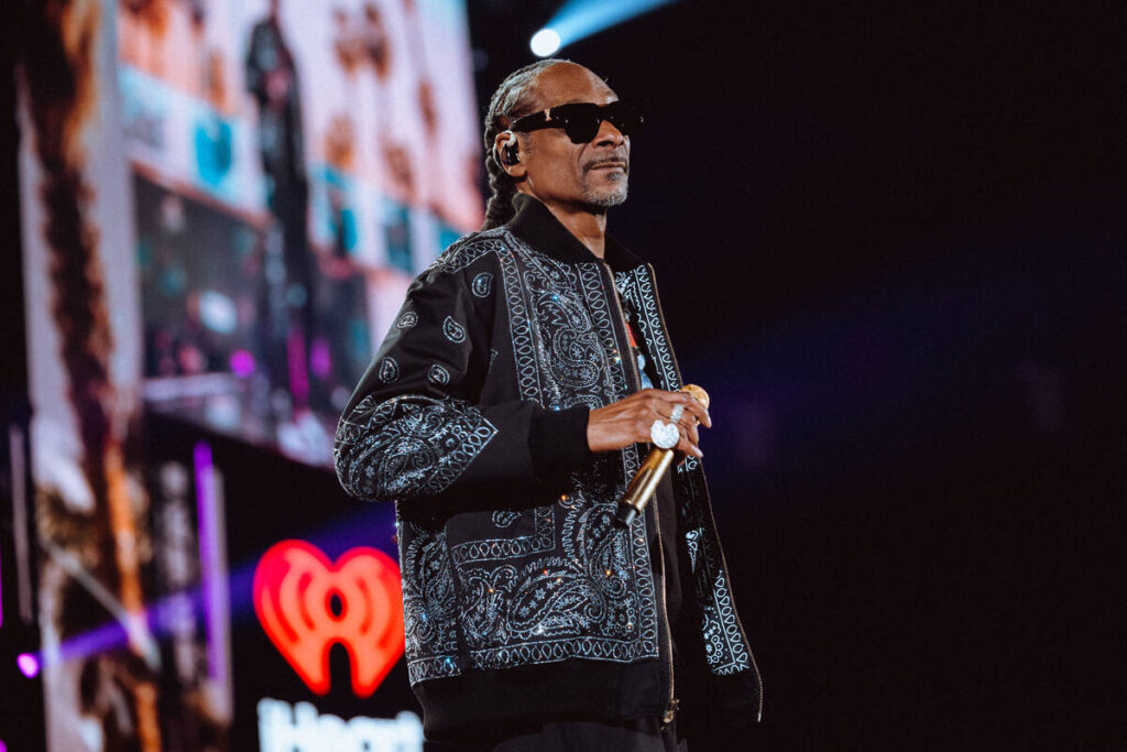 Snoop Dogg is shown at iHeart Radio Music Festival at T-Mobile Arena on Saturday, Sept. 19, 202 ...
