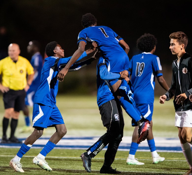 Lewiston boys soccer notches comeback win over Camden Hills