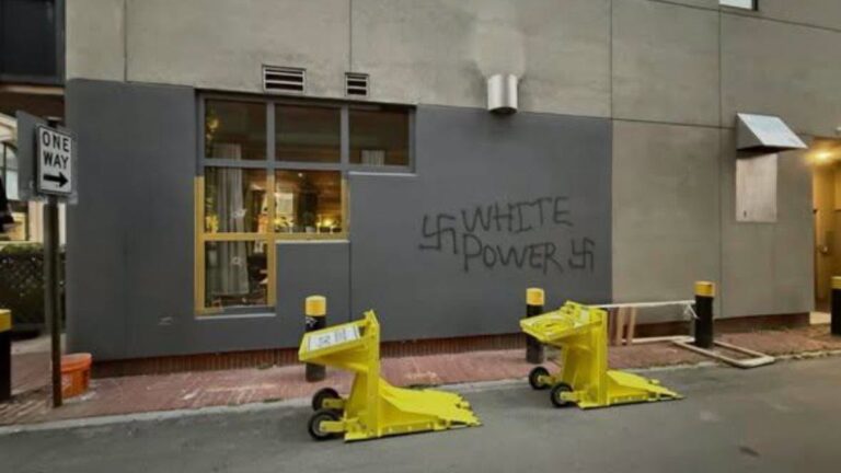 Manchester coffee shop vandalized with hate symbols