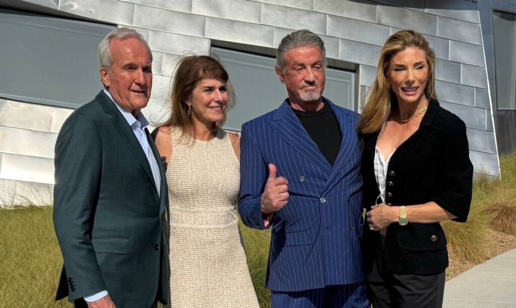 Cleveland Clinic Lou Ruvo Center for Brain Health co-founders Larry and Camille Ruvo and Sylves ...