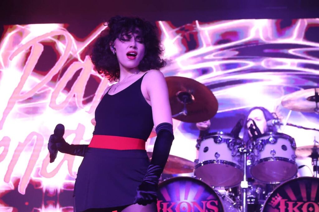 Rachel Kline as Pat Benatar in "Ikons of Rock." (SPI Entertainment)