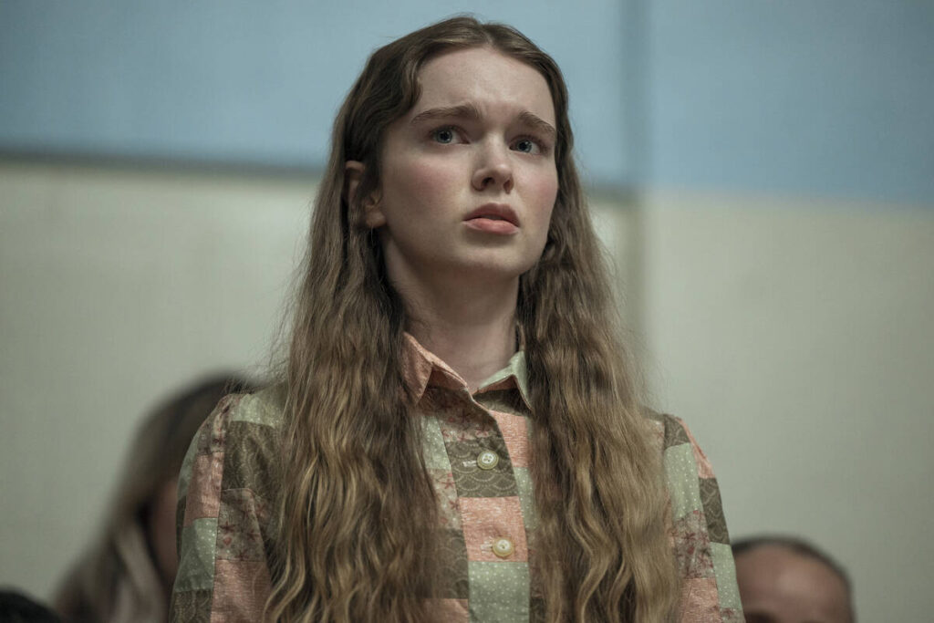 Summer H. Howell in "Carrie," premiering Oct. 7 on Prime Video. (Robert Falconer/Amazon)